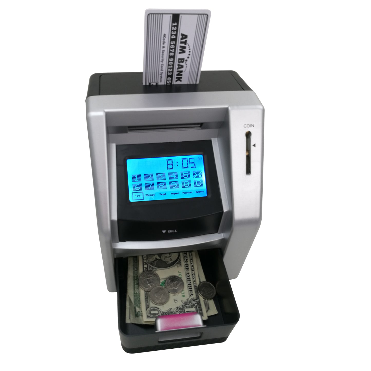 Toy ATM Bank ATM Machine Savings Bank for Kids – with Touch Screen