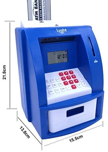 ATM Bank, Electronic Piggy Bank, Perfect Toy for Kids to Instill Saving Habit