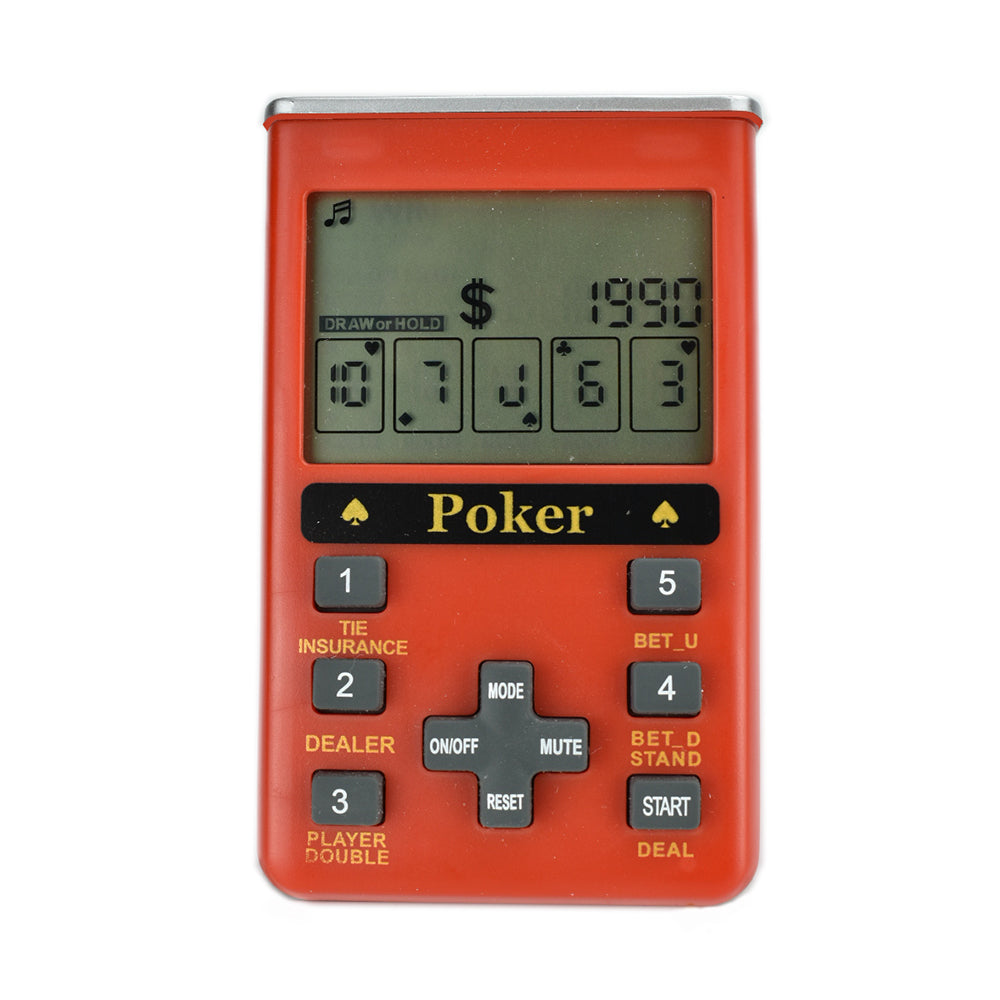 Electronic Poker Game Handheld 7 in 1