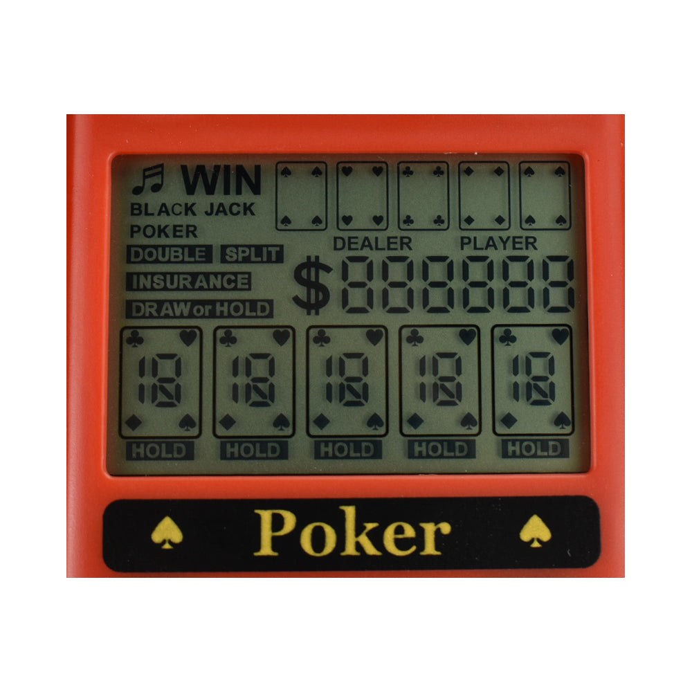 Electronic Poker Game Handheld 7 in 1