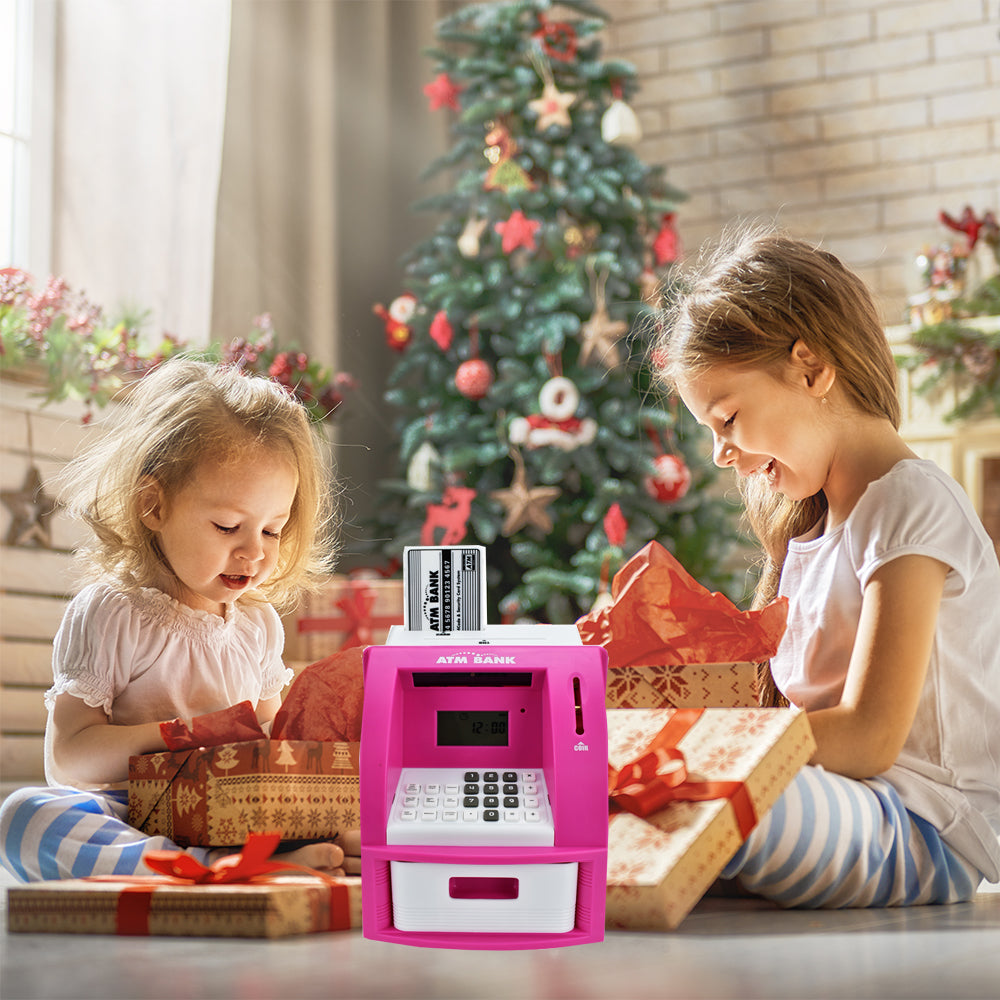 ATM Bank, Electronic Piggy Bank, Perfect Toy for Kids to Instill Saving Habit