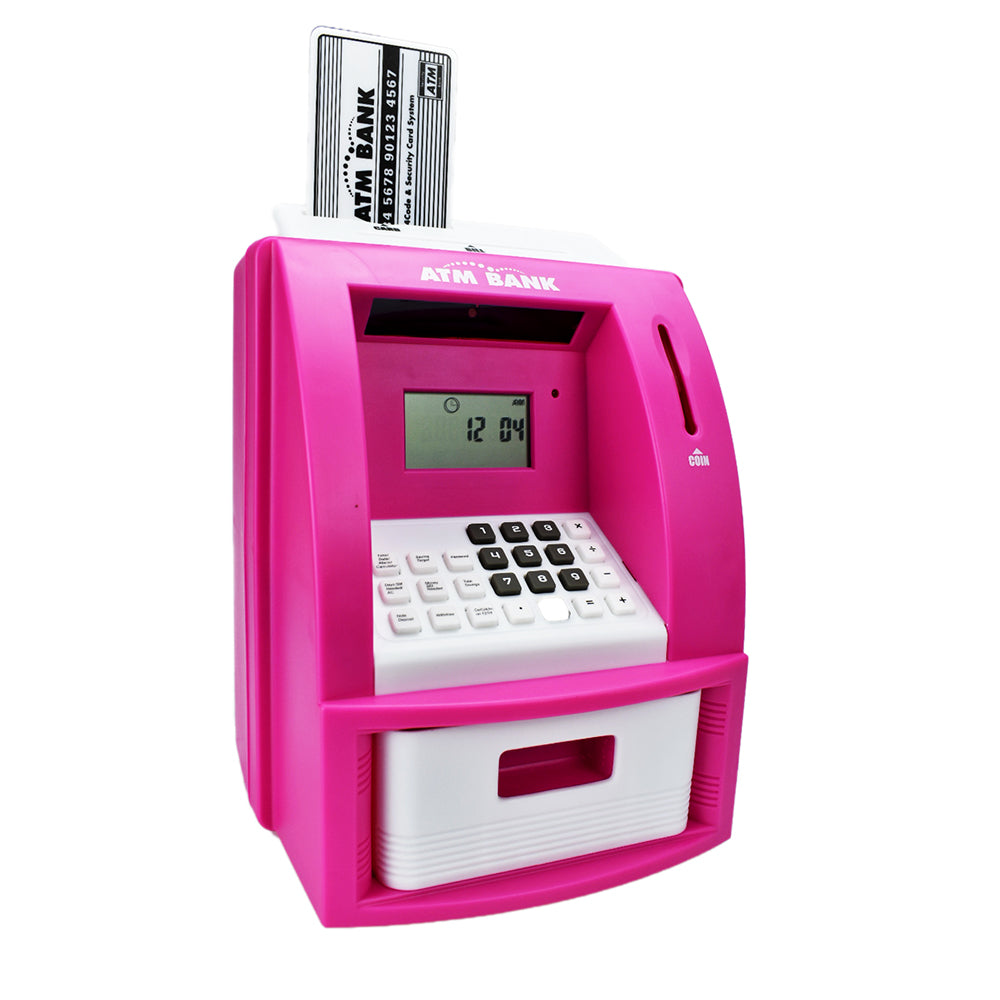 ATM Bank, Electronic Piggy Bank, Perfect Toy for Kids to Instill Saving Habit