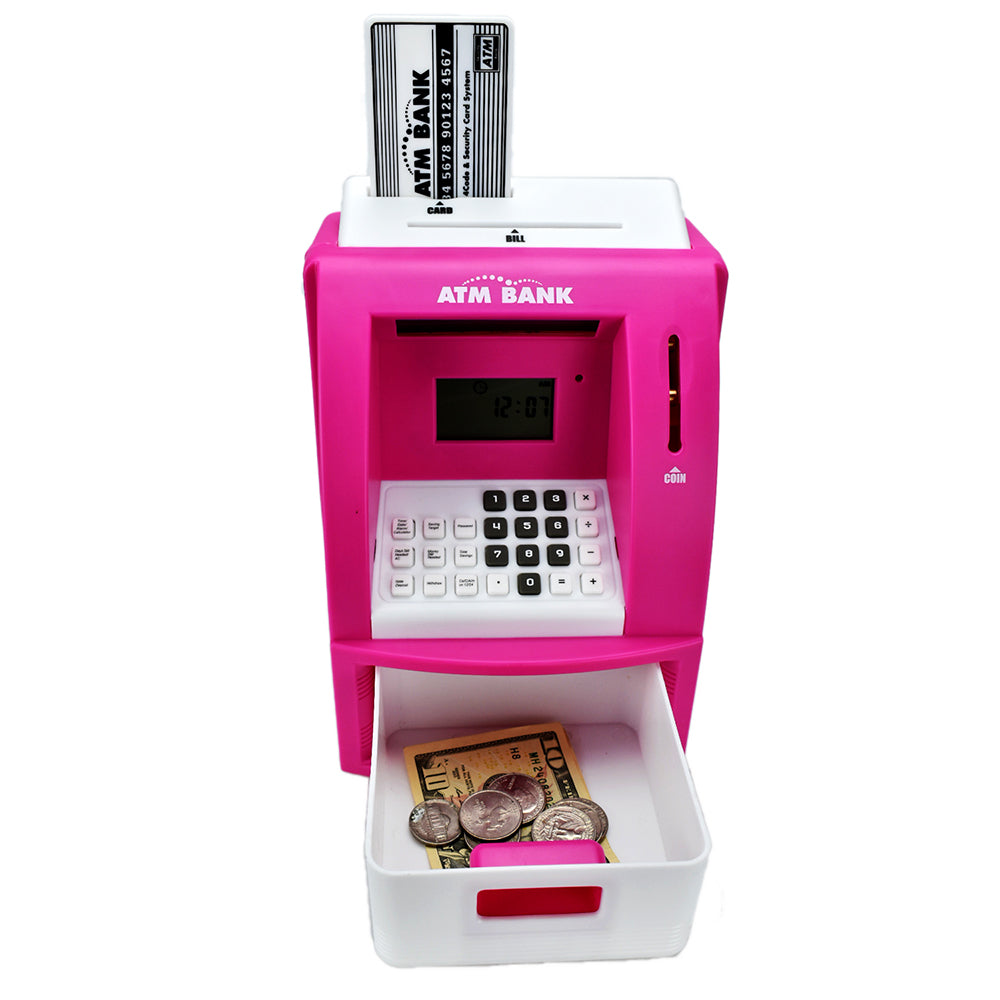 ATM Bank, Electronic Piggy Bank, Perfect Toy for Kids to Instill Saving Habit