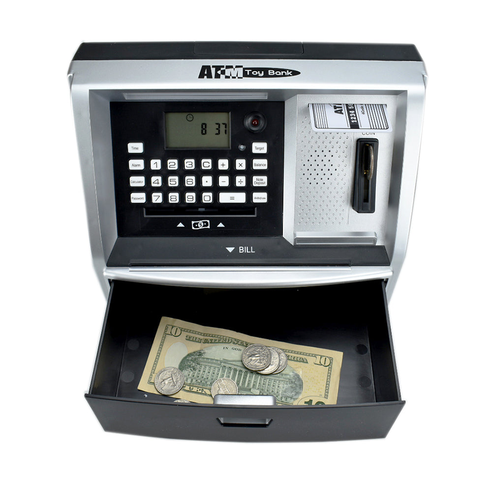 Talking ATM Savings Bank, Digital Piggy Bank, ATM Money Coins Machine for Kids