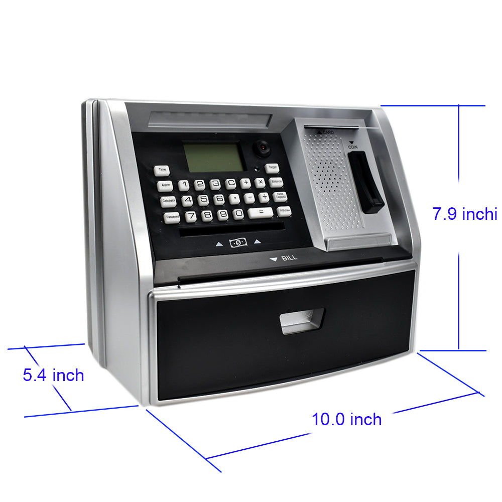 Talking ATM Savings Bank, Digital Piggy Bank, ATM Money Coins Machine for Kids