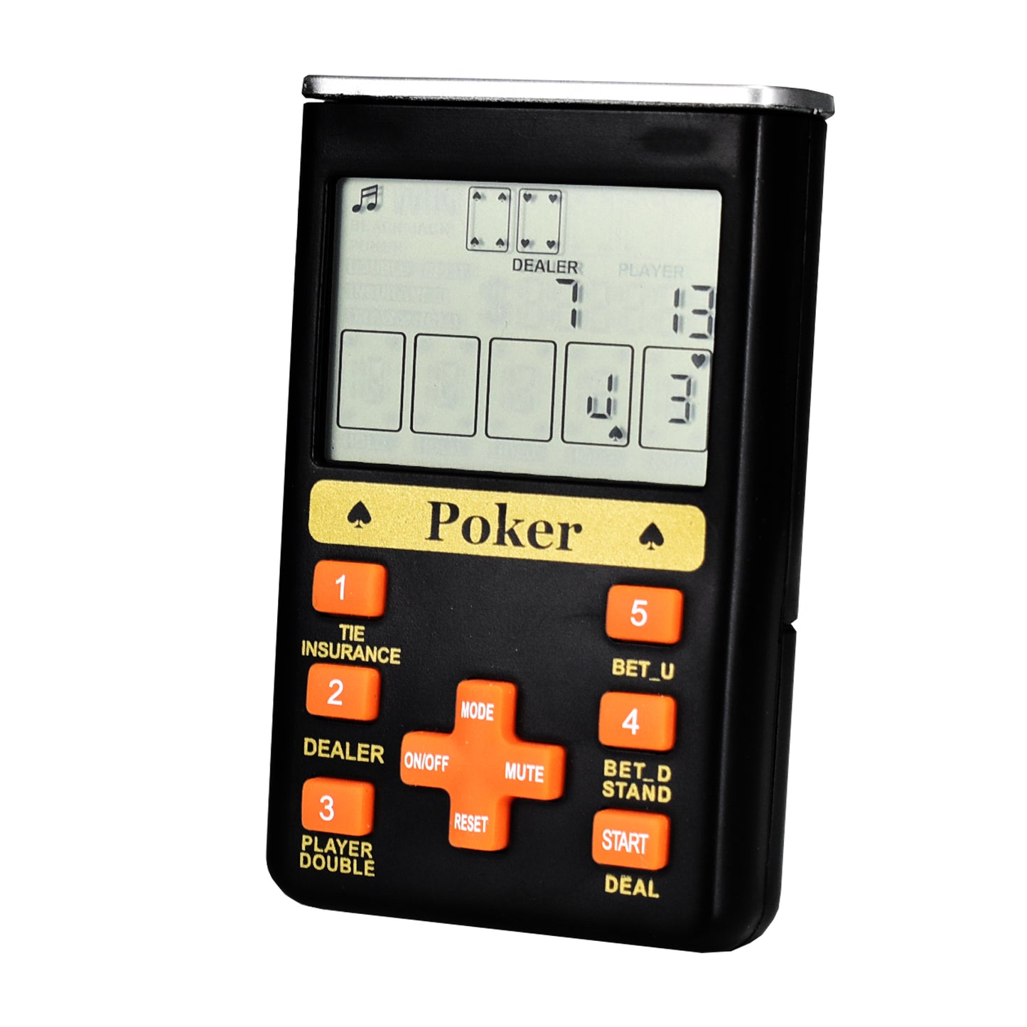 Electronic Poker Game Handheld 7 in 1